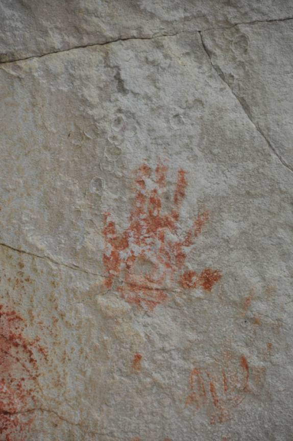 A mão de seis dedos, no Parque Nacional de Sete Cidades - PI